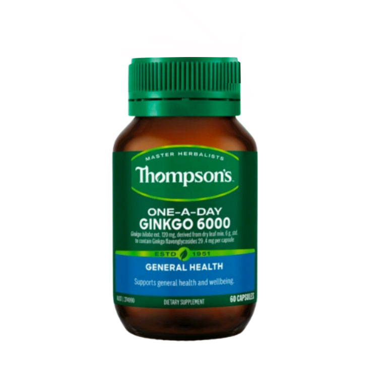 Thuốc Thompson's One A Day Ginkgo 6000 - Giải Pháp Tăng Cường Trí Nhớ Và Tuần Hoàn Máu